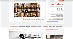 Desktop Screenshot of fuentetajaliteraria.com